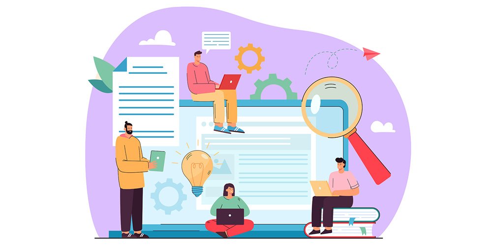 Code testing cartoon banner. Functional test, methodology of programming, search errors and bugs, website platform development, dashboard usability optimization for computer pc vector illustration